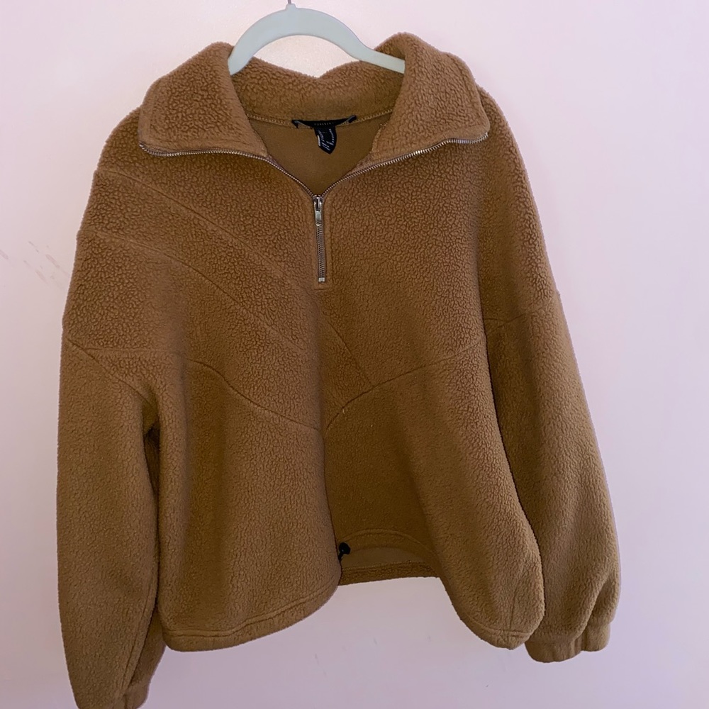 Quarter Zip Sherpa Jacket
